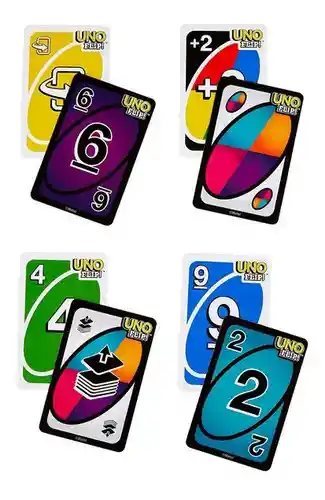 Juego De Mesa Uno Flip - Cartas De 2 Lados