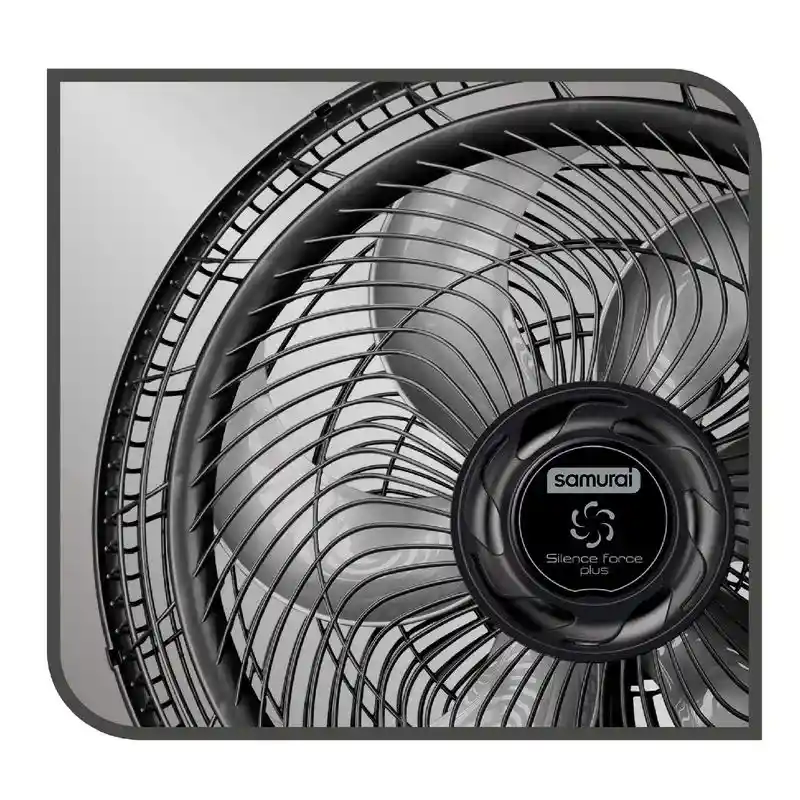 Samurai Ventilador Silen Forceplus 2 En 1 Gris