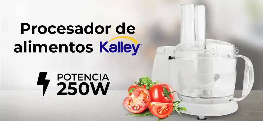 Procesador De Alimentos Kalley Blanco