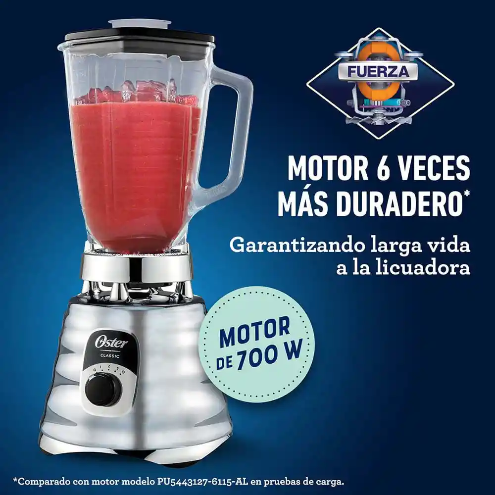 Licuadora Oster Clásica Cromada 700w