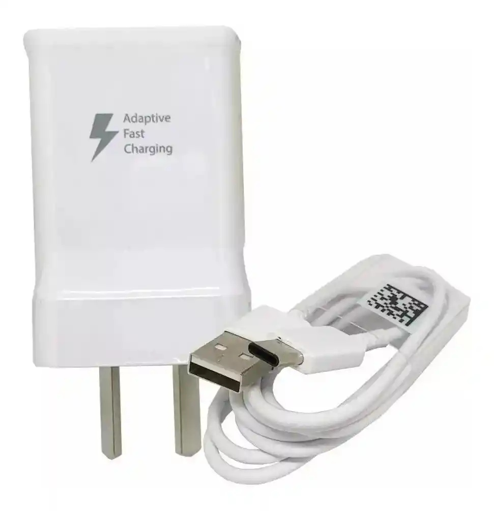 Cargador Samsung Serie S Carga Rápida + Cable Tipo C