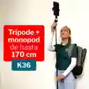 Monopod+ Trípode 1.7mt P/teléfono K36