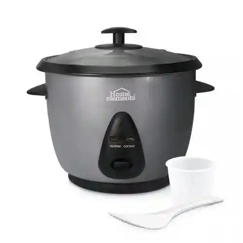 Olla Arrocera 1.8lt Gris Home Elements