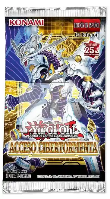 Yugioh Acceso Cibertormenta Sobre