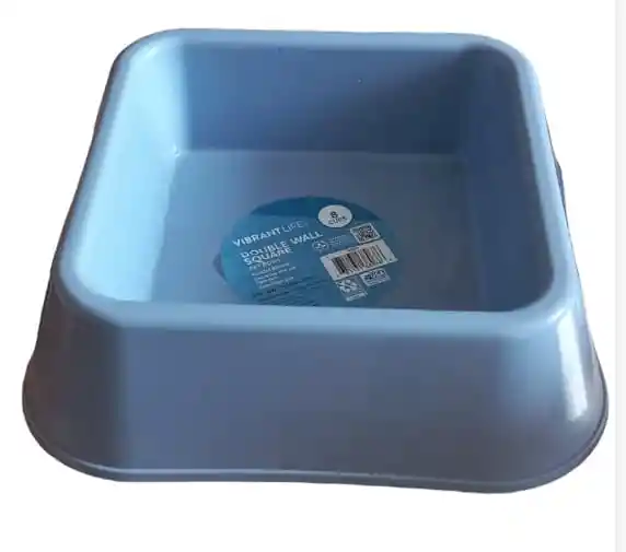 Comedero Cuadrado Perro Grande Importado