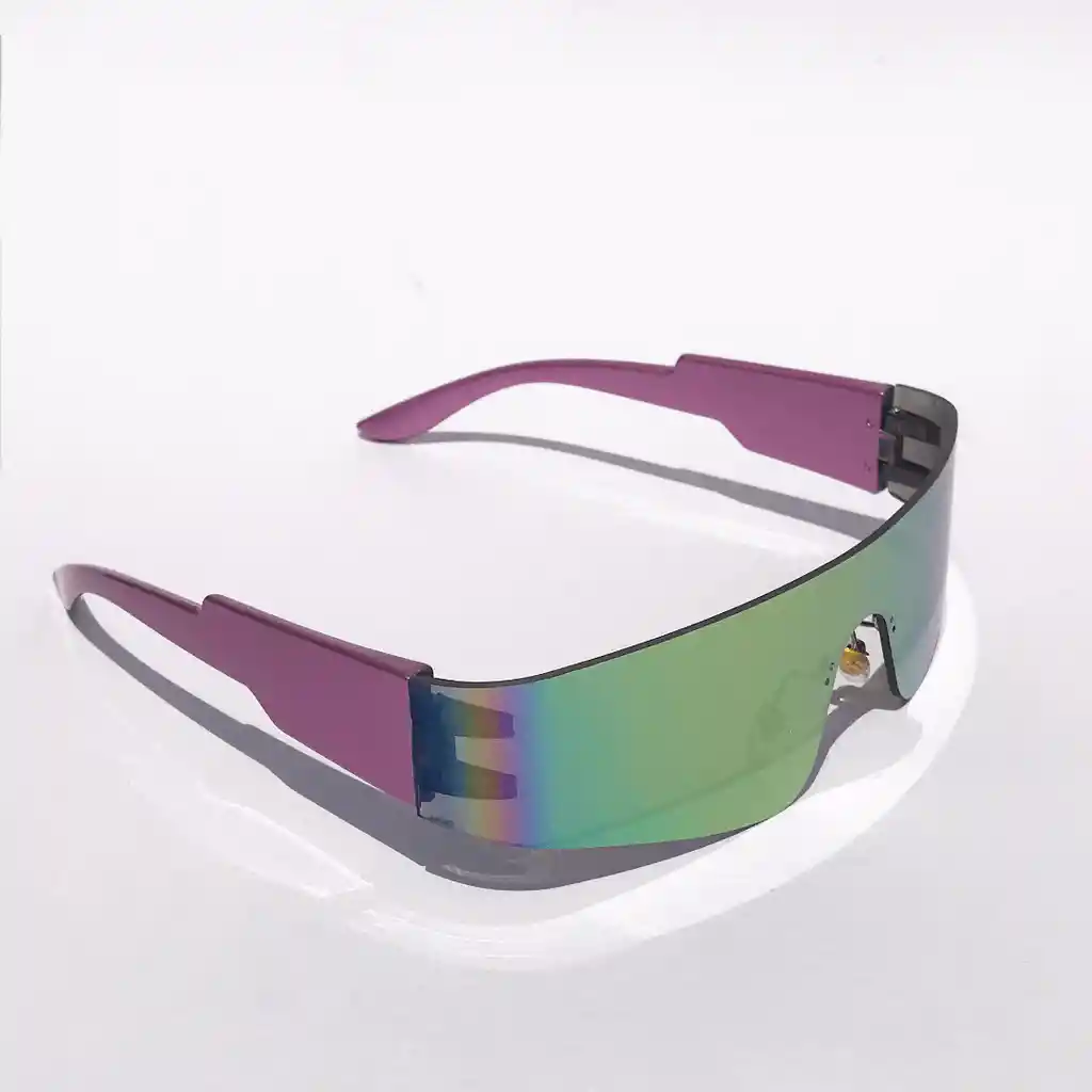 Gafas De Sol Con Lente En Espejo Morado Feid