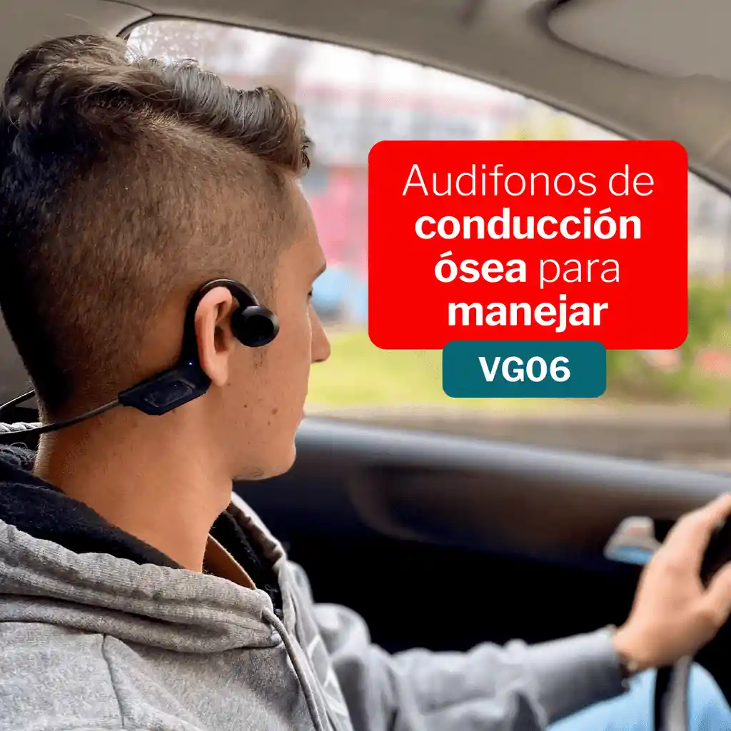 Audífonos Recargables Bluetooth Conducción Ósea Vg06