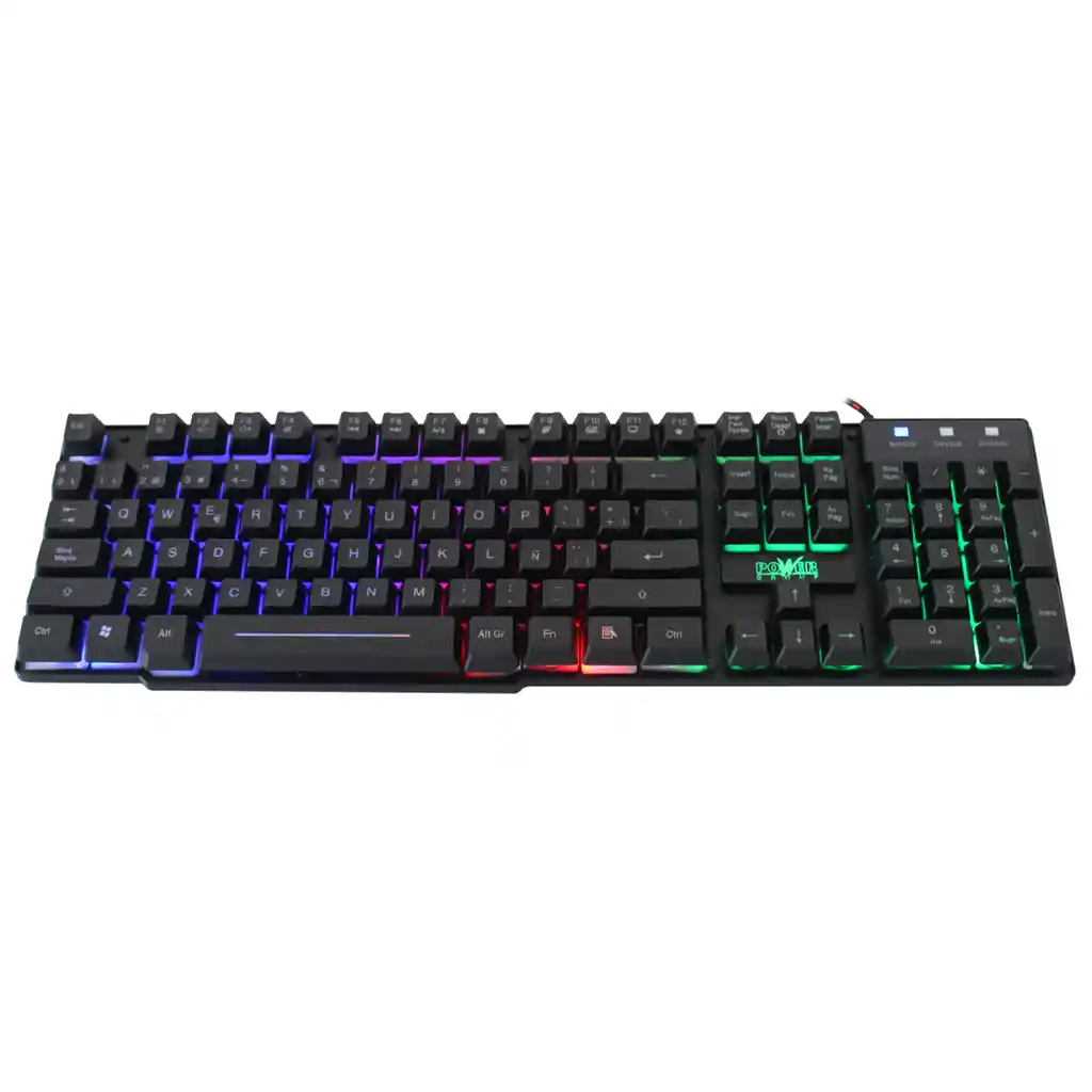 Teclado Y Mouse Gamer Rgb Usb Power Group Gc-801