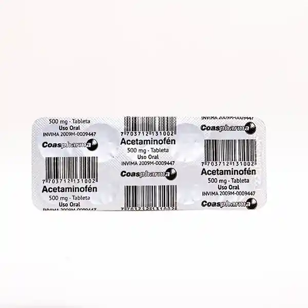 Acetaminofen Coaspharma