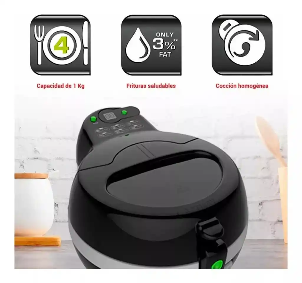  Air Fryer Freidora De Aire Actifry Edition Plus T-Fal 1.2Kg Original 