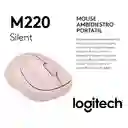 Logitech Teclado K380 Bt + Mouse Wireless M220 Silent, Rosado