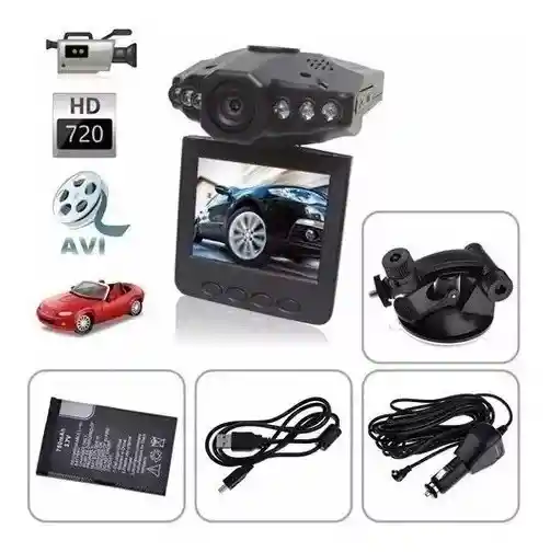 Cámara Para Carro Dvr Pantalla Hd Vision Nocturna Lcd 25