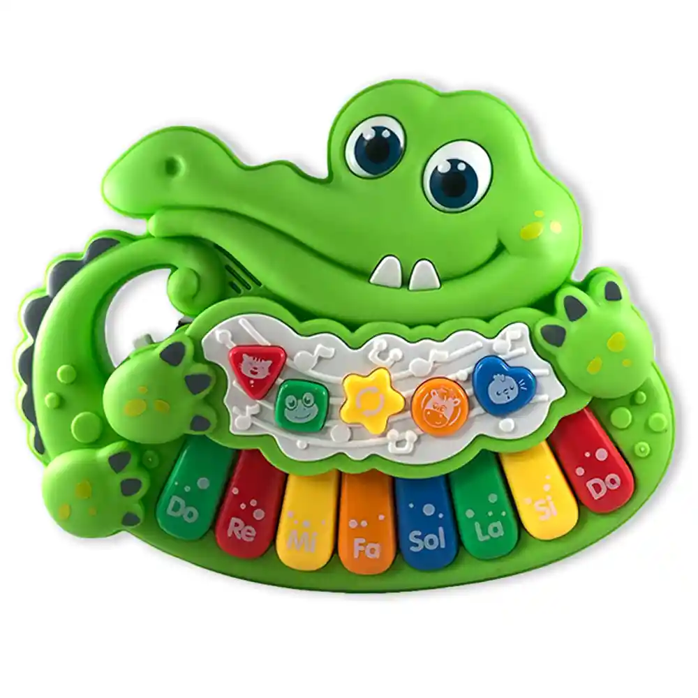 Juguete Piano Musical Interactivo Infantil Bebes Caiman