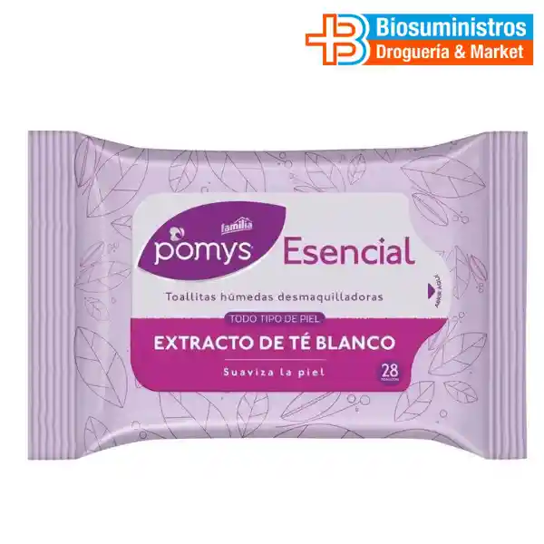 Pomys Toallitas Humedas Desmaquilladoras Esencial