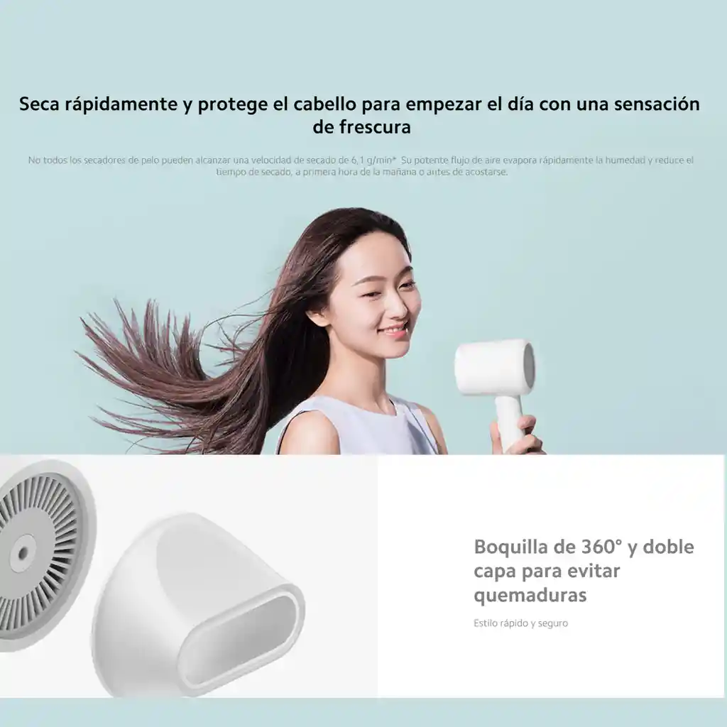 Xiaomi Mi Ionic Hair Dryer H300 Secador De Cabello Compacto