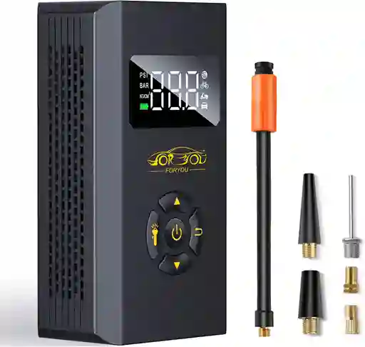 Compresor Aire Inflador Portatil Digital Para Carro