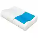 Almohada De Gel Ortopédica Memory Pillow Refrescante+funda