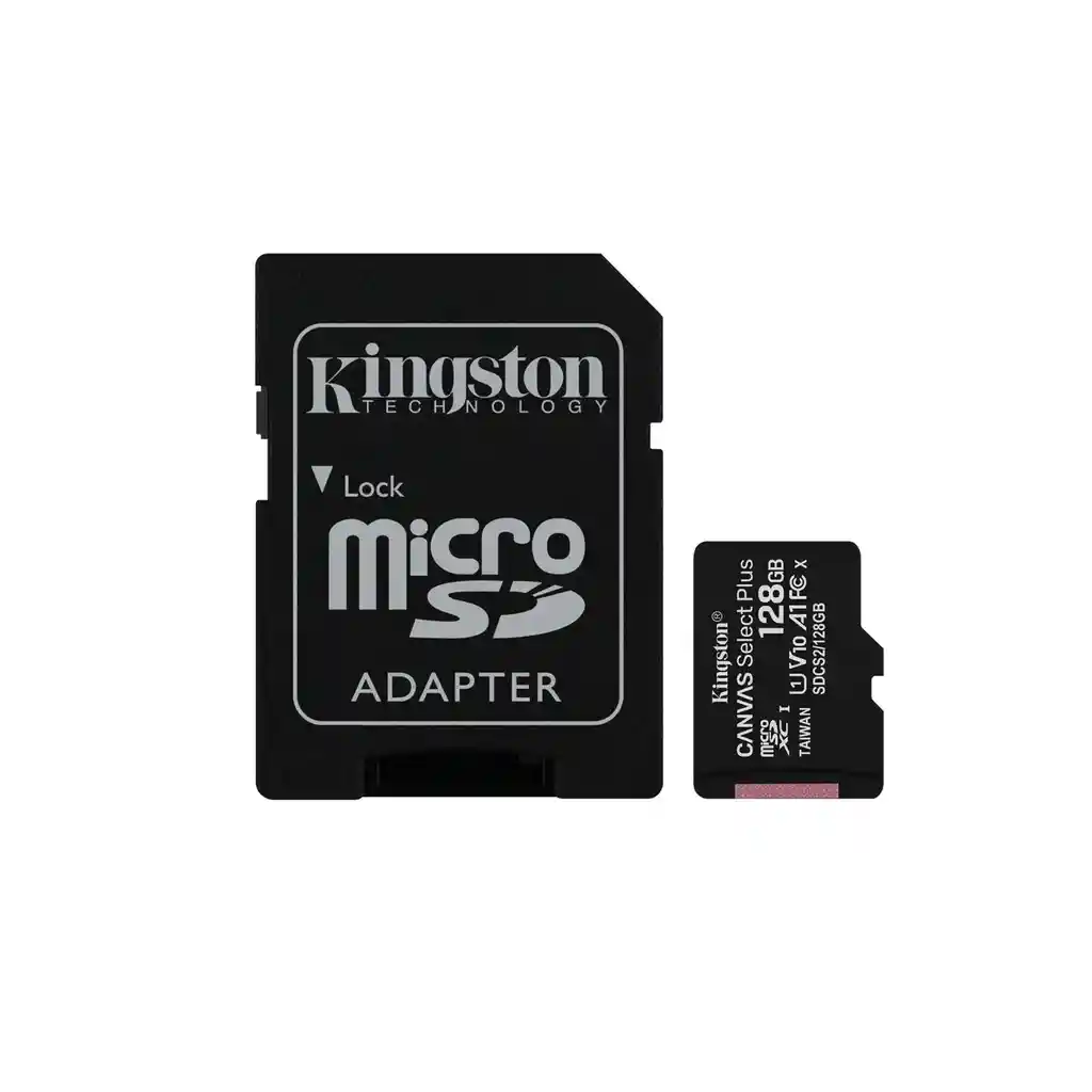 Kingston Memoria Micro Sd Canvas Select Plus De 128 Gb Clase 10