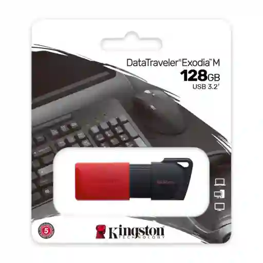 Memoria Usb Kingston Datatraveler Exodia 128gb Usb 3.2