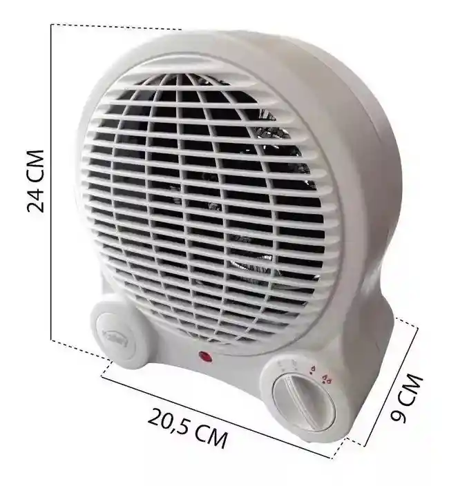 Calentador De Ambiente Calefactor Kalley 900w Hasta 1500w