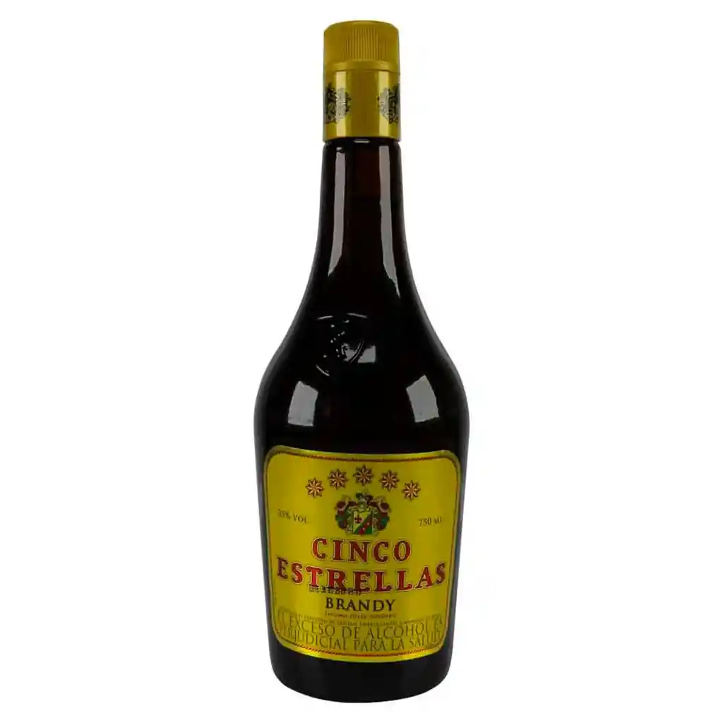 Brandy 750 Cinco Estrellas
