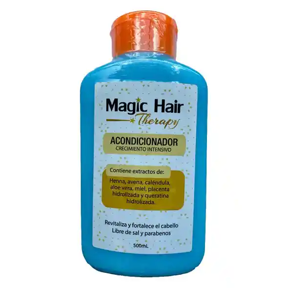 Acondicionador Crecimiento Intensivo Magic Hair X500 Ml Azul