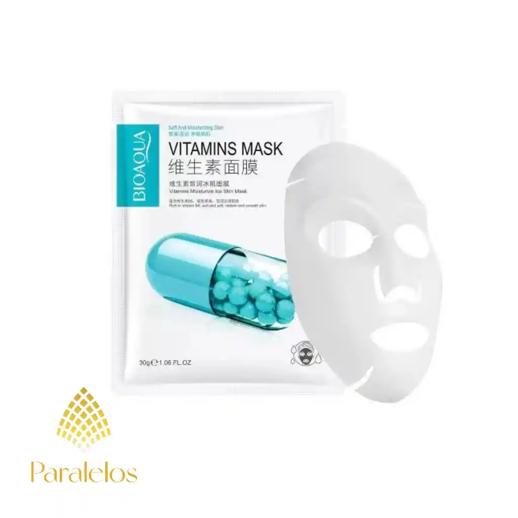  Mascarilla Facial BIOAQUA De Vitaminas B 