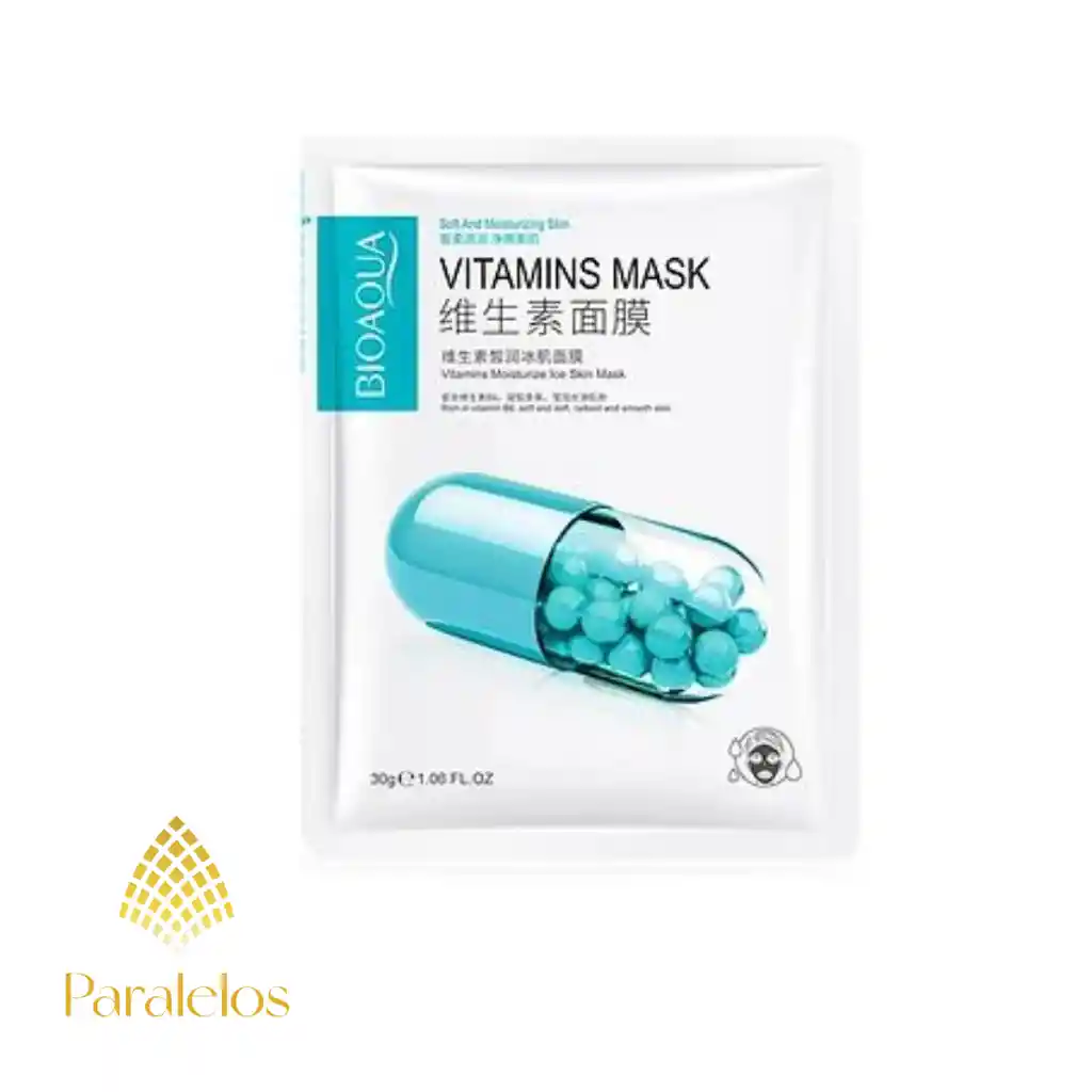  Mascarilla Facial BIOAQUA De Vitaminas B 