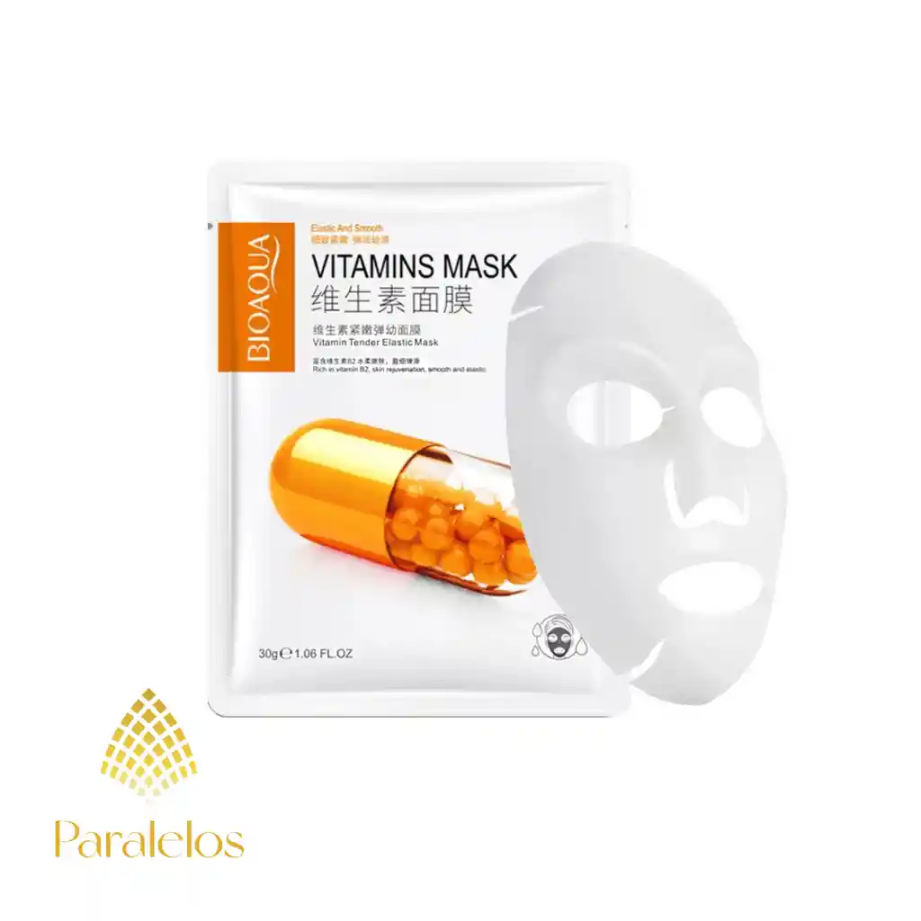  Mascarilla Facial BIOAQUA De Vitaminas C 