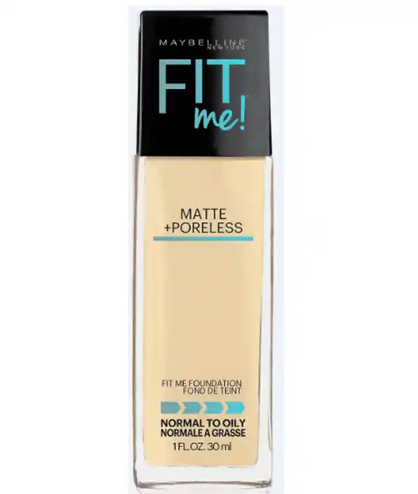 Maybelline Base De Maquillaje Fit Me Matte & Poreles Porcelain