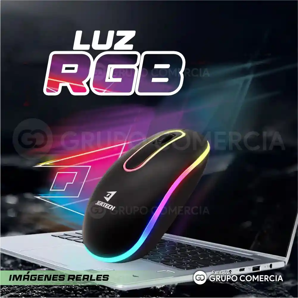Mouse Inalambrico Usb Con Luz Led Windows / Mac / Linux