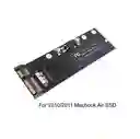 Adaptador Para Ssd Macbook 2010-11 6+12 Pines A Sata