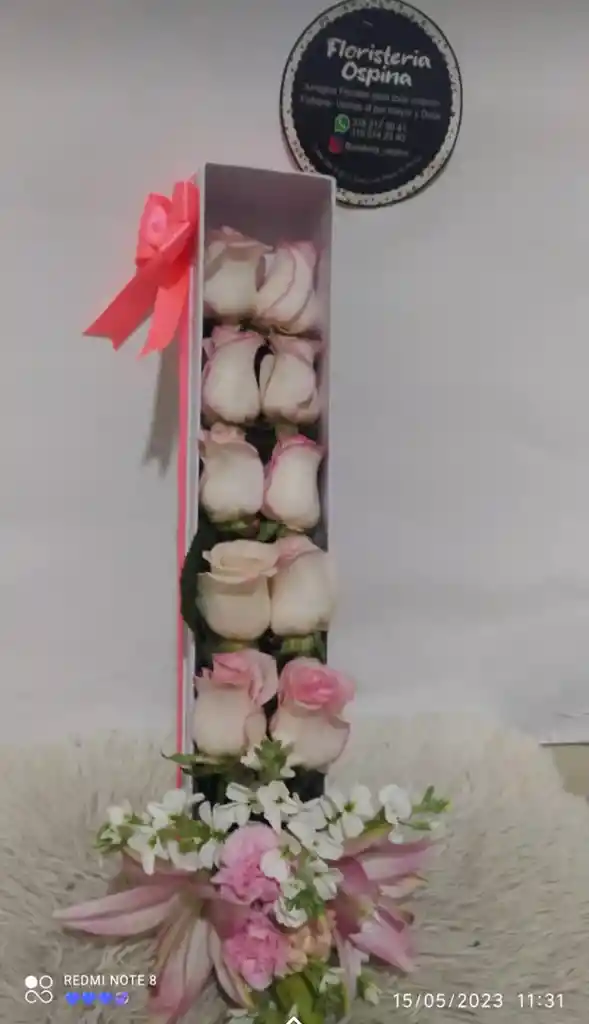 Estuche Rosas Suspiros De Ternura