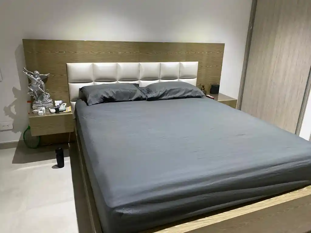 Juego De Sábanas Doble Gris Oscuro Bedlife 1.800 Hilos