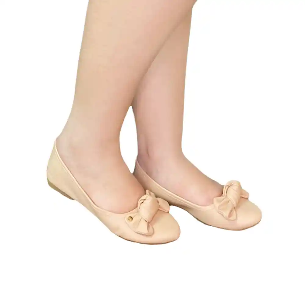 	 Calzado Casual Dama Zapato Baletas Mujer Karla Chacon Alanna Nude 36