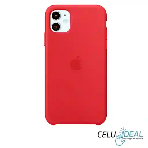 Estuche Silicona Iphone 11 Rojo