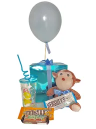 Caja De Dulces Y Sorpresa Para Niño , Peluche Y Termo