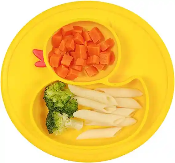 Plato De Silicona Antideslizante Pato