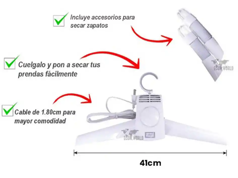 Gancho Secador De Ropa Mini Tendedero Portatil