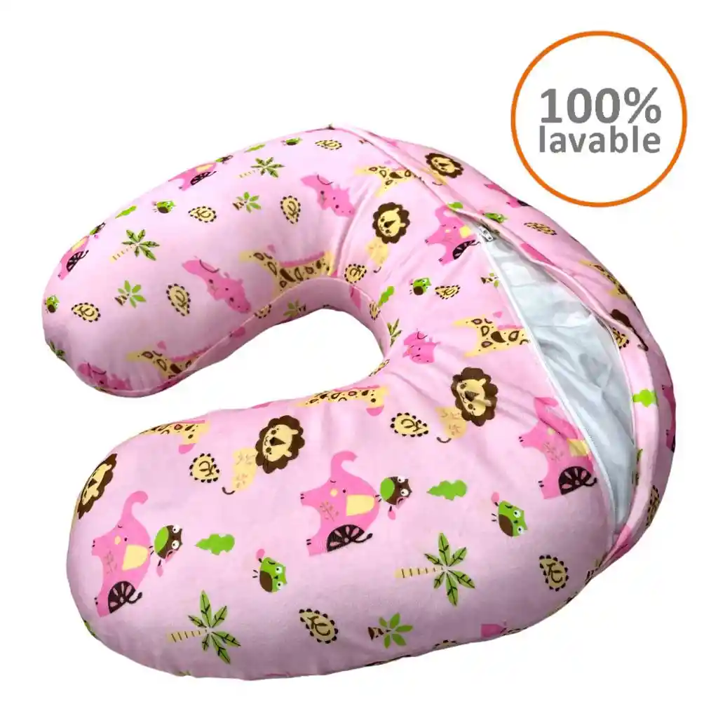 Almohada Cojín De Lactancia Materna Multiusos - Rosado