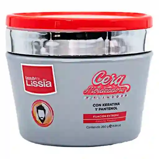 Cera Cabello Moldeadora Lissia 260g Fijadora Extrema Keratin