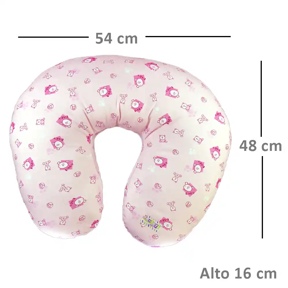 Almohada Cojín De Lactancia Materna Multiusos - Rosado