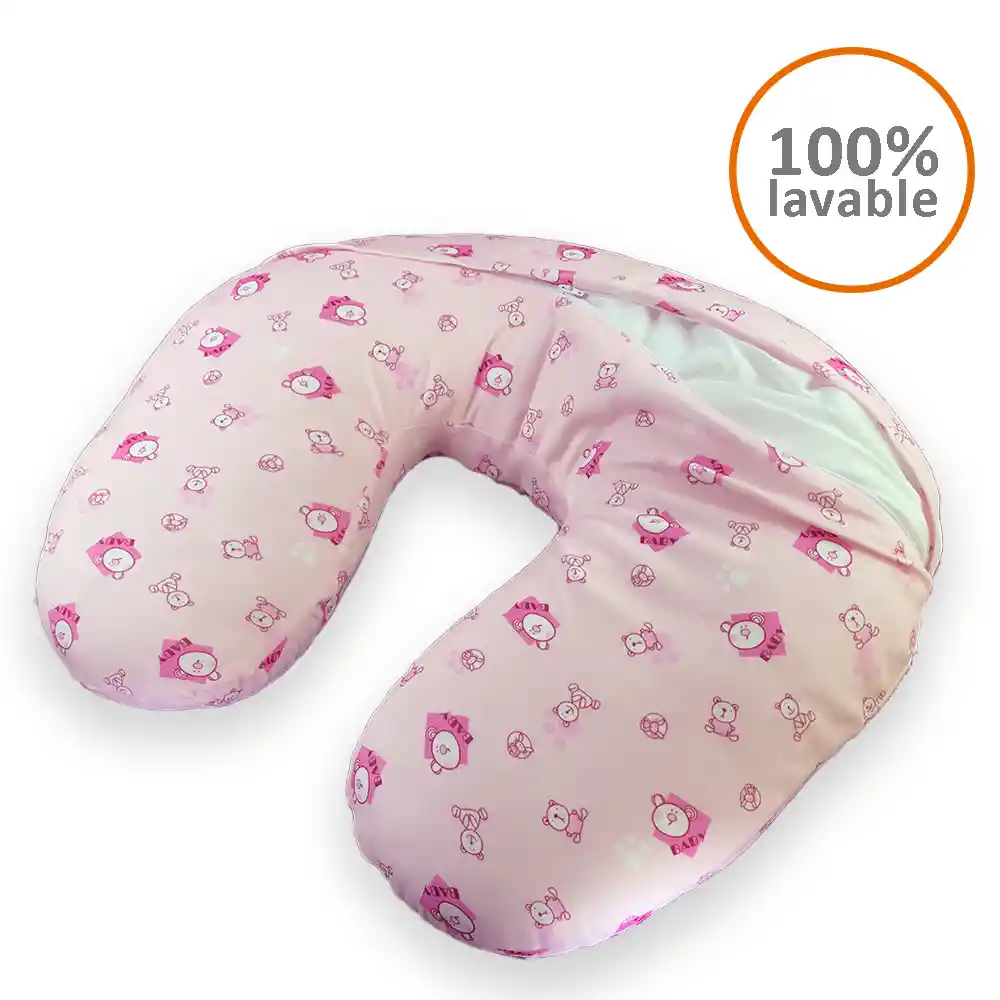 Almohada Cojín De Lactancia Materna Multiusos - Rosado