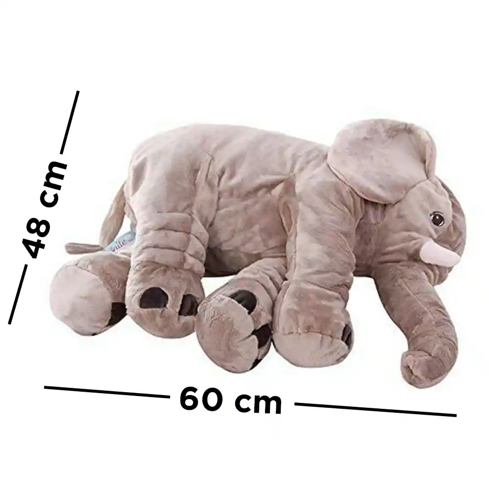 Elefante Almohada Bebe 60x40cm Extra Suave