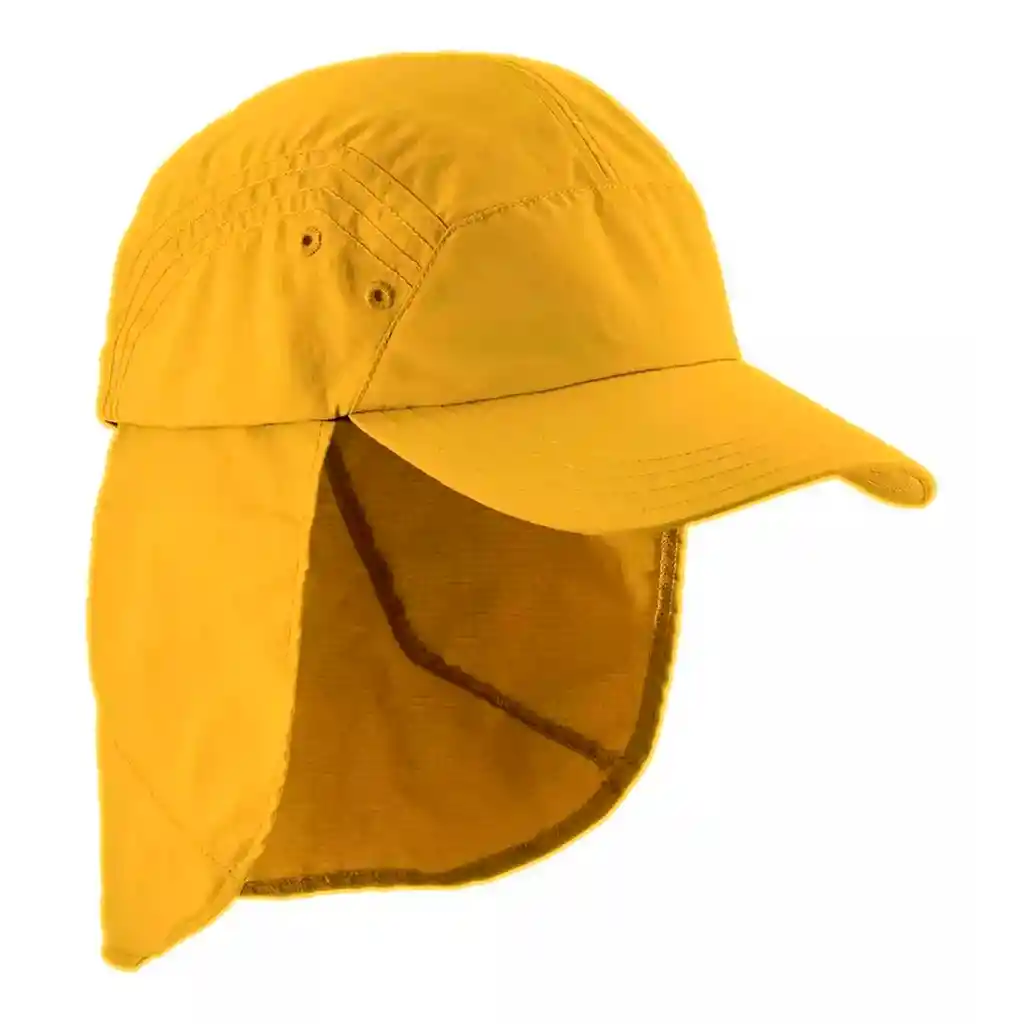 Gorra O Cachucha Safari Tapa Cuello En Dril Uni Color Miel