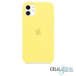 Estuche Silicona Iphone 11 Amarillo