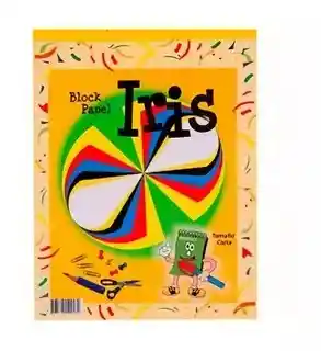 Block Iris Fino Colores Fuertes X 35 Hojas Tamaño Carta