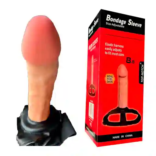 Arnés 21cm Masculino Silicona Penetración Pareja