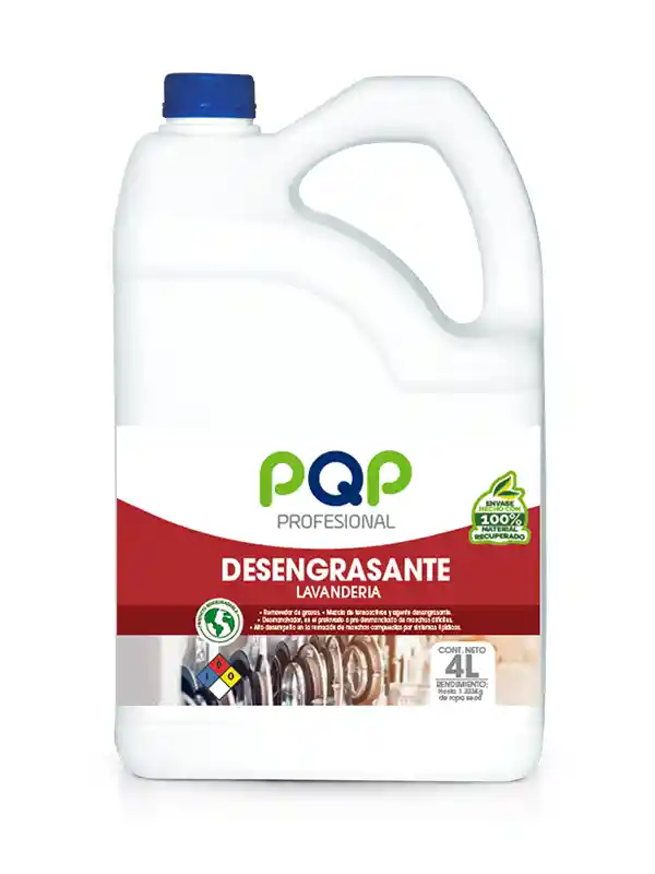 Desengrasante Lavanderia Pqp Profesional 4 L