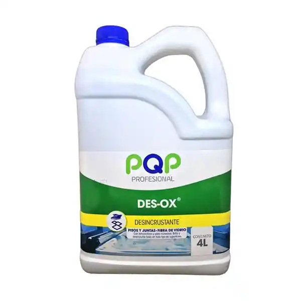 Des-ox Limpiador Pqp Profesional 4 L